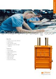 Brochure in PDF - ORWAK 3410 SLIDING DOOR