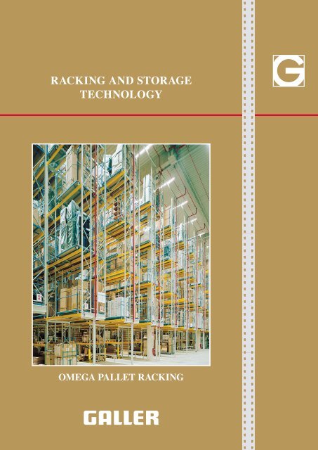 Brochure in PDF - Pallet racking