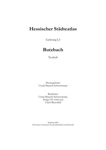 Textheft (PDF) - Landesgeschichtliches Informationssystem Hessen
