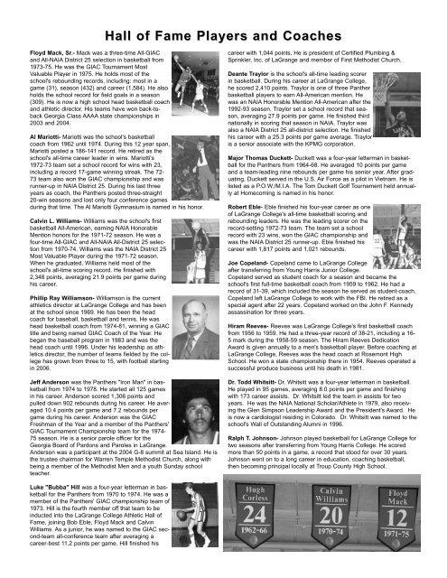 Men's Basketball Media Guide 06-07.qxp - LaGrange College