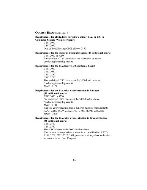 2009-2010 Undergraduate Bulletin (pdf) - LaGrange College