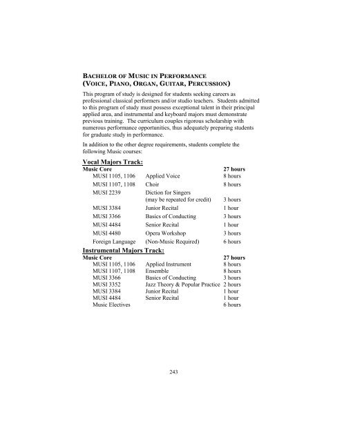 2009-2010 Undergraduate Bulletin (pdf) - LaGrange College