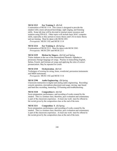 2009-2010 Undergraduate Bulletin (pdf) - LaGrange College