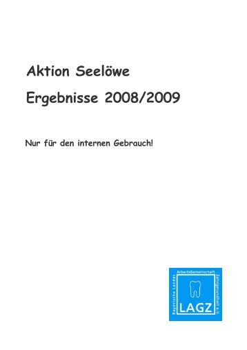 Seeloewe_AK-Liste 08-09_INTERN - bei der LAGZ