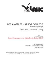 Catalog 04-06 - Los Angeles Harbor College