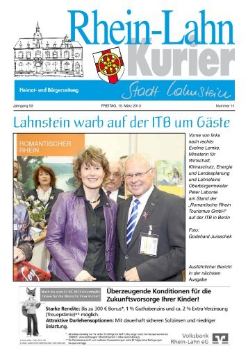 Lahnstein warb auf der ITB um Gäste