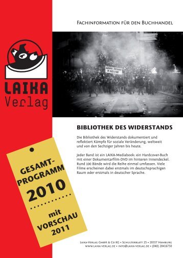 Verlagsprogramm 2010 - Laika Verlag