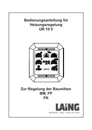 Bedienungsanleitung UR10V.pmd - LAING.cz