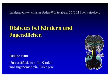 Diabetes bei Kindern und Jugendlichen - Landesapothekerkammer ...