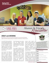 Current Newsletter - Lake Area Technical Institute