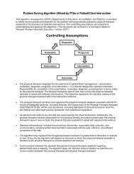 Clinical Decision Making Algorithm - Lane Community College