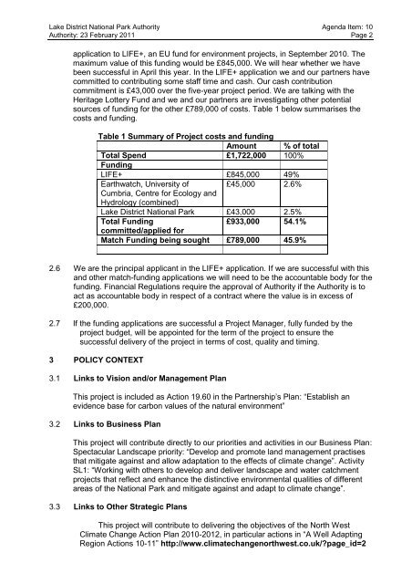 Report on the Carbon Landscapes Project (pdf) - Lake District ...