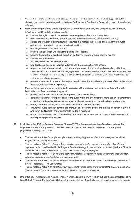 Strategic Appraisal Report (PDF) - Lake District National Park