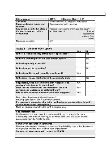 Portinscale - Excluded Site Assessments (PDF) - Lake District ...