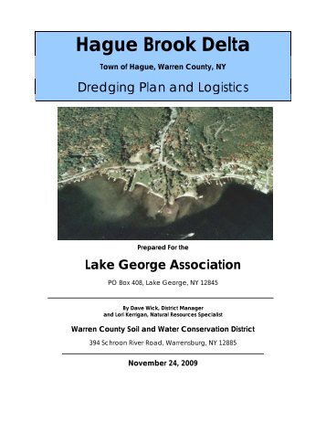 Hague Brook Delta - Lake George Association