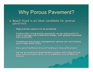 Why Porous Pavement? - Lake George Association