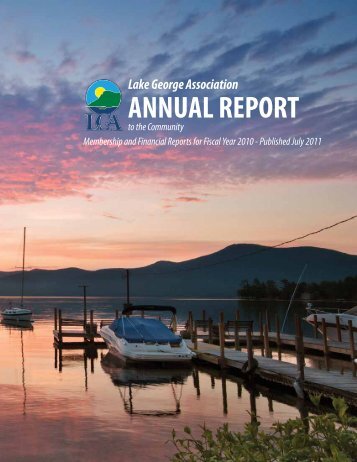 ANNUAL REPORT - Lake George Association