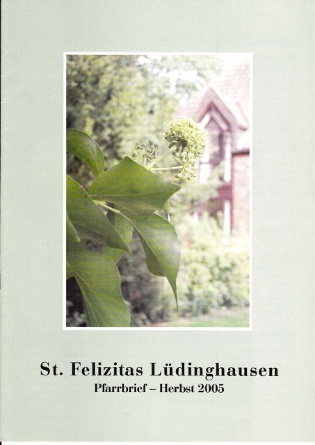 St-Felizitas-Luedinghausen-Pfarrbrief-Herbst-2005