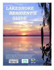 Lakeshore Resident's Guide - Charlotte Harbor National Estuary ...