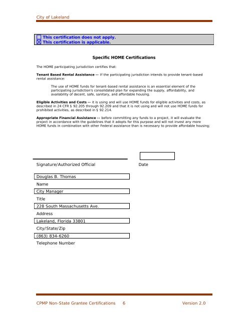 CONSOLIDATED PLAN & STRATEGY 5-YEAR ... - City of Lakeland