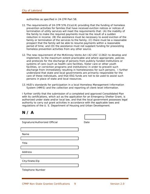 CONSOLIDATED PLAN & STRATEGY 5-YEAR ... - City of Lakeland