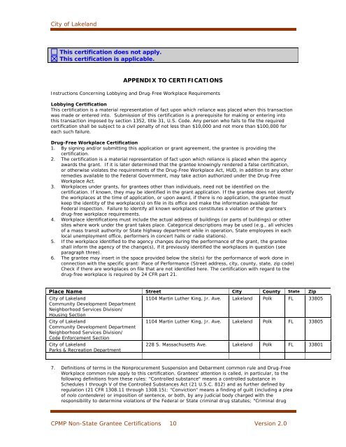 CONSOLIDATED PLAN & STRATEGY 5-YEAR ... - City of Lakeland