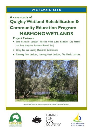 Marmong Wetlands Case Study.pub - Lake Macquarie Landcare