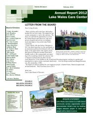 Stay-at-Home Work Camp - Lake Wales Care Center