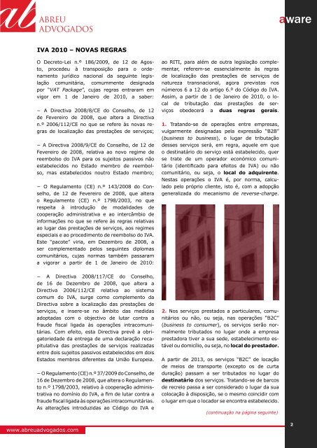 EDITORIAL - Abreu Advogados