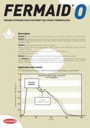 Download the technical data sheet - Lallemand Wine