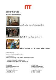 dossier de presse - La maison rouge