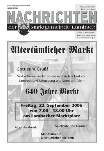 Juli 2005 - Lambach - Land Oberösterreich