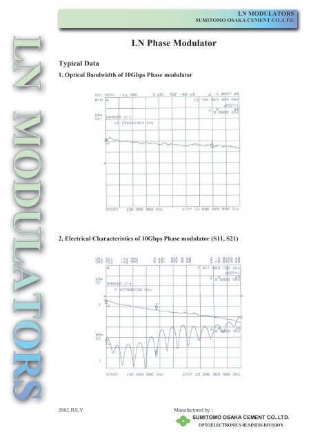 LN Phase Modulator