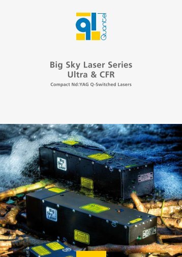 Big Sky Laser Series Ultra & CFR - LAO
