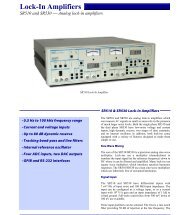 Lock-In Amplifiers