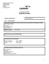 02d Britannia licence , item 4b PDF 119 KB - Lambeth Council