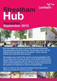 Streatham Hub Newsletter 09/2010 - Lambeth Council
