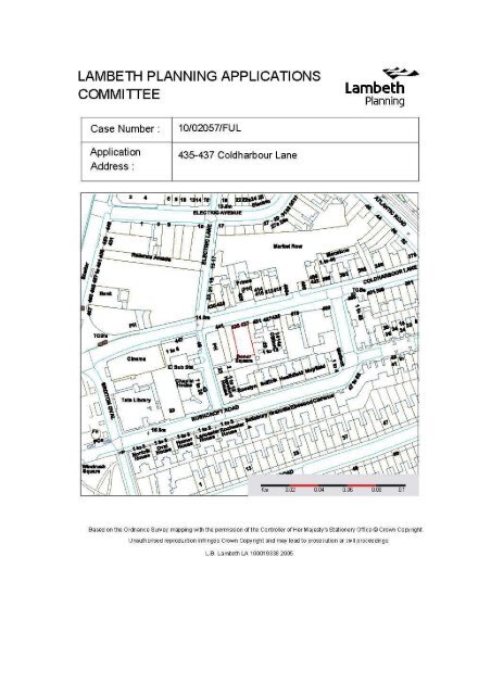 (Coldharbour Ward) (10/02057/FUL) PDF 308 KB - Lambeth Council