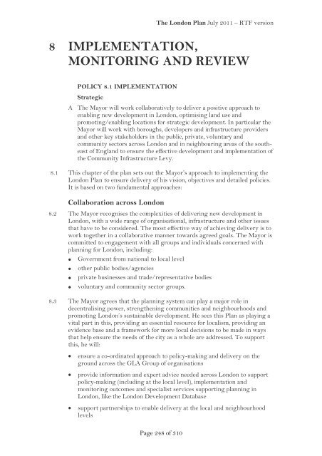 London Plan 2011 PDF 1 MB - Lambeth Council