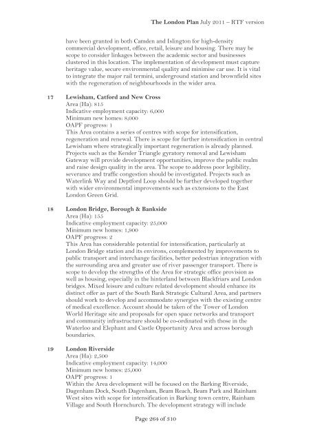 London Plan 2011 PDF 1 MB - Lambeth Council