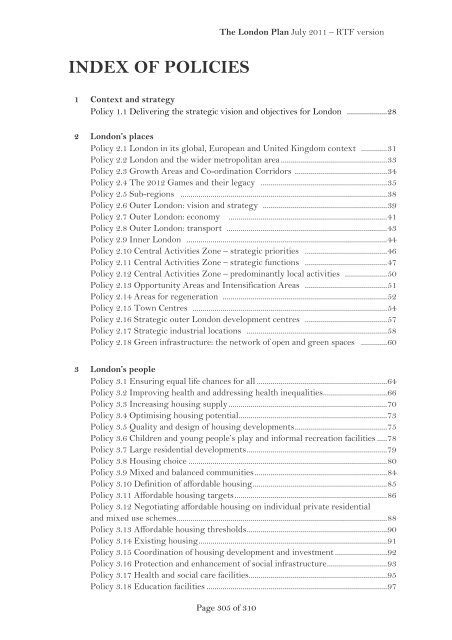 London Plan 2011 PDF 1 MB - Lambeth Council