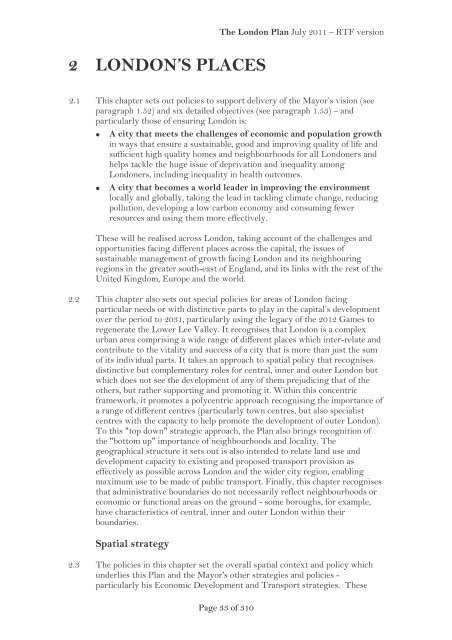 London Plan 2011 PDF 1 MB - Lambeth Council