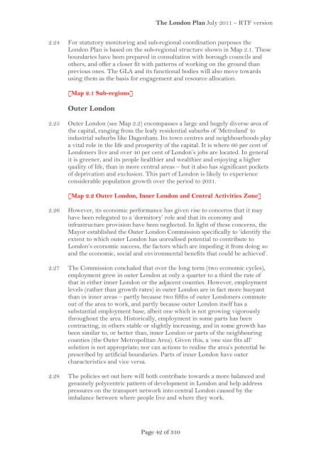 London Plan 2011 PDF 1 MB - Lambeth Council