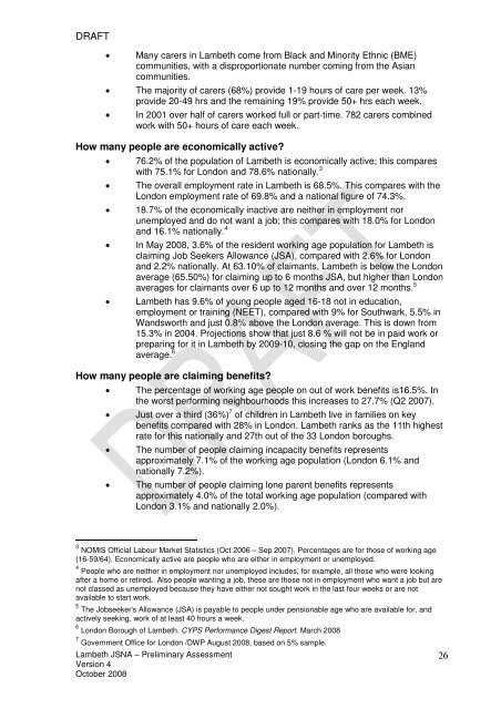 04a JSNA Appendix , item 5. PDF 6 MB - Lambeth Council