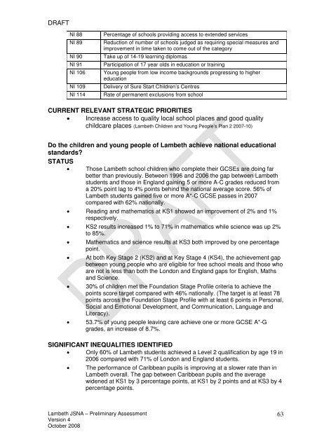 04a JSNA Appendix , item 5. PDF 6 MB - Lambeth Council