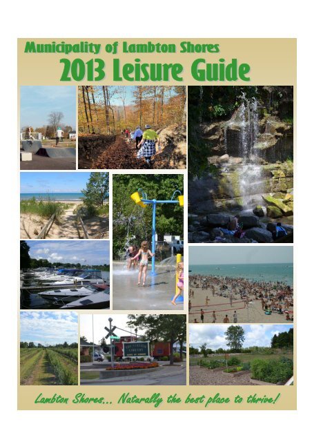 2013 Leisure Guide-Final - The Municipality of Lambton Shores