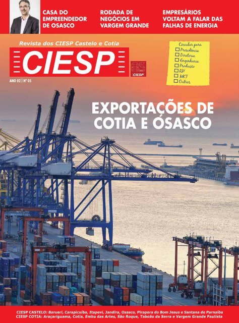 Revista dos CIESP Castelo e Cotia - Ed. 5