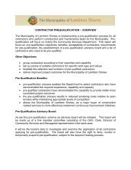 Contractor Prequalification Form (PDF) - The Municipality of ...