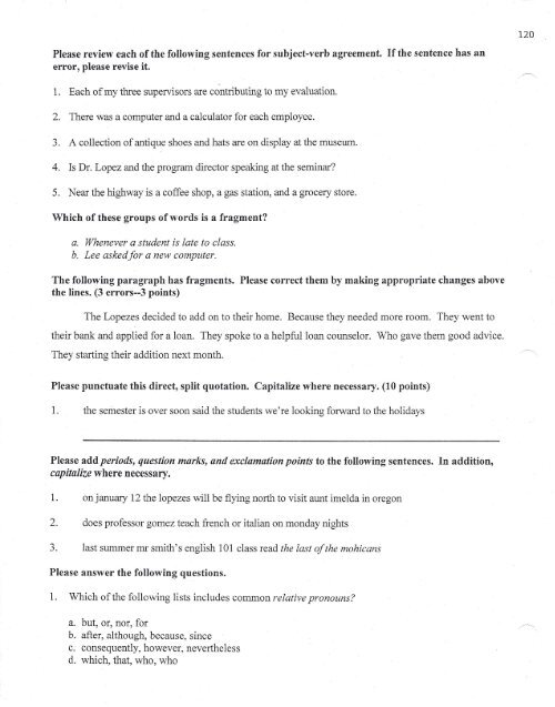 Combining Sentences-Adverbial Clauses if - Los Angeles Mission ...