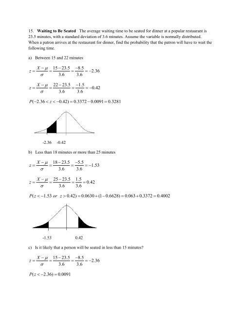 Ch. 6.1 #7-49 odd